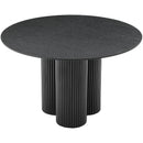 Meridian Simba Black Dining Table IMAGE 4