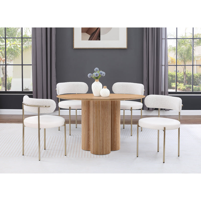 Meridian Simba Natural Dining Table IMAGE 2