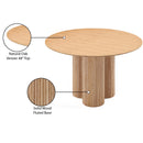 Meridian Simba Natural Dining Table IMAGE 8