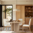 Meridian Simba Natural Dining Table IMAGE 2