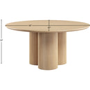 Meridian Simba Natural Dining Table IMAGE 7