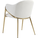 Meridian Nial Cream Boucle Fabric Dining Chair IMAGE 3