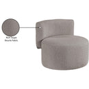 Meridian Como Taupe Boucle Fabric Accent Chair IMAGE 10