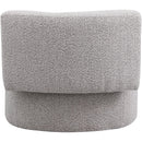 Meridian Como Taupe Boucle Fabric Accent Chair IMAGE 3