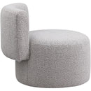 Meridian Como Taupe Boucle Fabric Accent Chair IMAGE 6