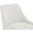 Meridian Camden Beige Linen Textured Fabric Dining Chair IMAGE 6