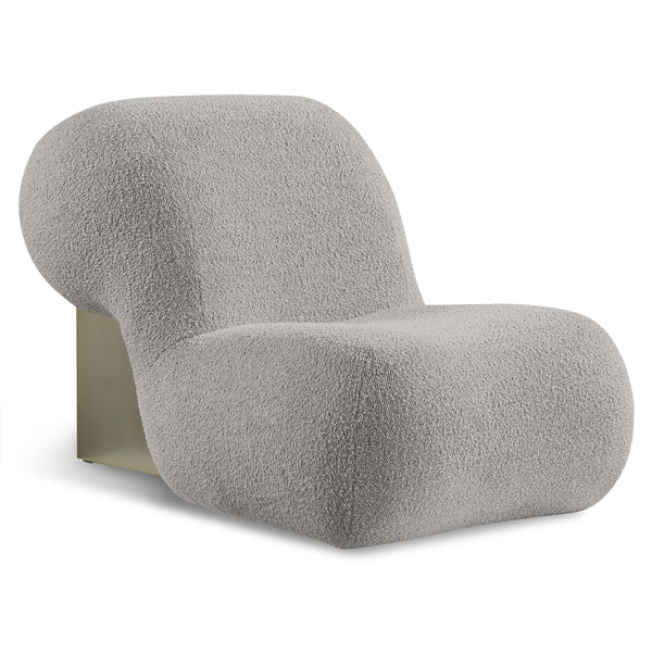 Meridian Quadra Brown Fabric Accent Chair IMAGE 1