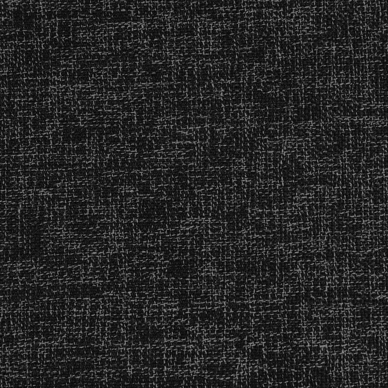 Meridian Niya Black Linen Textured Fabric Swivel Accent Chair IMAGE 8