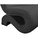 Meridian Desiree Black Boucle Fabric Accent Chair IMAGE 7