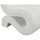 Meridian Desiree Cream Boucle Fabric Accent Chair IMAGE 7