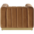 Meridian Marlon Saddle Velvet Chair IMAGE 4