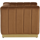 Meridian Marlon Saddle Velvet Chair IMAGE 6