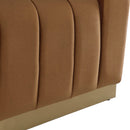 Meridian Marlon Saddle Velvet Chair IMAGE 7