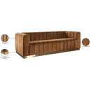 Meridian Marlon Saddle Velvet Sofa IMAGE 10