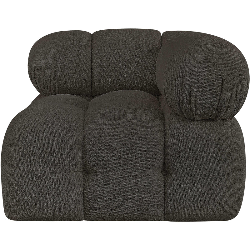 Meridian Ames Brown Boucle Fabric Corner IMAGE 7
