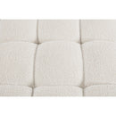 Meridian Ames Cream Boucle Fabric Armless IMAGE 10