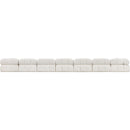 Meridian Ames Cream Boucle Fabric Modular Sectional IMAGE 3