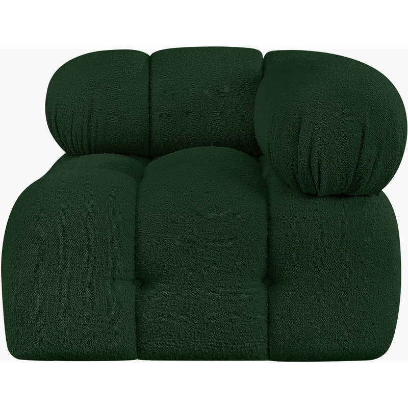 Meridian Ames Green Boucle Fabric Corner IMAGE 7