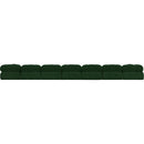 Meridian Ames Green Boucle Fabric Modular Sectional IMAGE 3