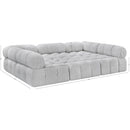 Meridian Ames Grey Boucle Fabric Modular Sectional IMAGE 9