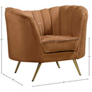Meridian Margo Saddle Velvet Chair IMAGE 7