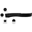 Meridian Infinity Black Boucle Fabric 8 pc Modular Sectional IMAGE 14