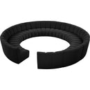 Meridian Infinity Black Boucle Fabric 12 pc Modular Sectional IMAGE 3