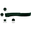 Meridian Infinity Green Boucle Fabric 8 pc Modular Sectional IMAGE 14