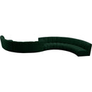 Meridian Infinity Green Boucle Fabric 8 pc Modular Sectional IMAGE 4