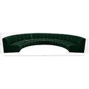 Meridian Infinity Green Boucle Fabric 7 pc Modular Sectional IMAGE 11