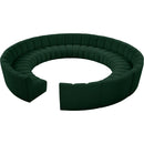 Meridian Infinity Green Boucle Fabric 12 pc Modular Sectional IMAGE 3