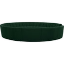 Meridian Infinity Green Boucle Fabric 12 pc Modular Sectional IMAGE 4