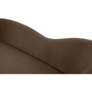 Meridian Ritz Brown Velvet Sofa IMAGE 11