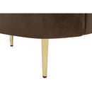 Meridian Ritz Brown Velvet Sofa IMAGE 12