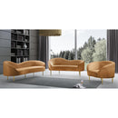 Meridian Ritz Saddle Velvet Loveseat IMAGE 7