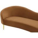 Meridian Ritz Saddle Velvet Sofa IMAGE 9
