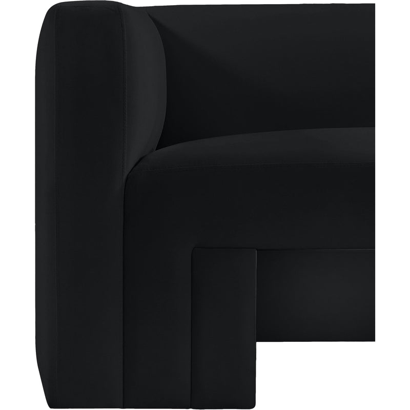 Meridian Henson Black Velvet Chair IMAGE 11