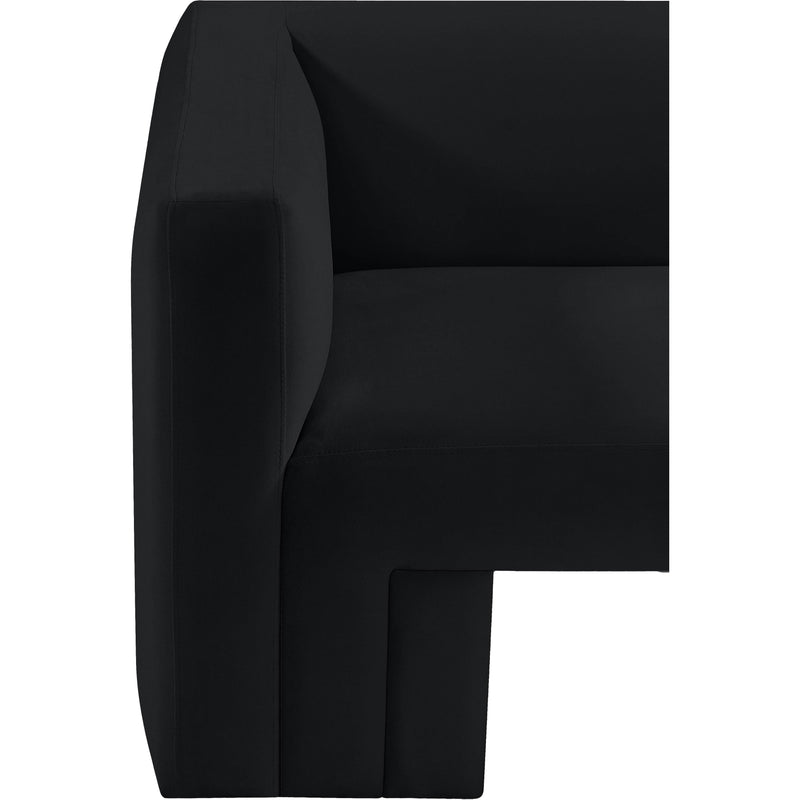 Meridian Henson Black Velvet Chair IMAGE 14