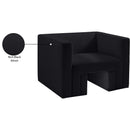 Meridian Henson Black Velvet Chair IMAGE 19