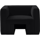 Meridian Henson Black Velvet Chair IMAGE 5
