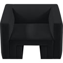 Meridian Henson Black Velvet Chair IMAGE 6