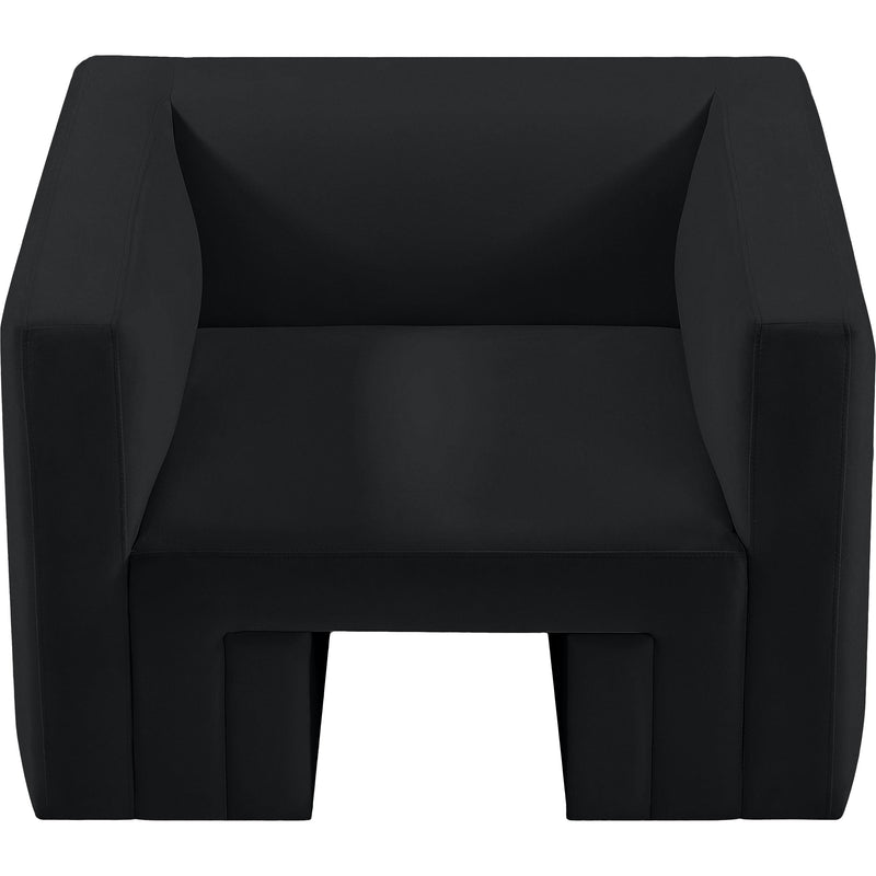 Meridian Henson Black Velvet Chair IMAGE 6