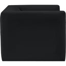 Meridian Henson Black Velvet Chair IMAGE 7