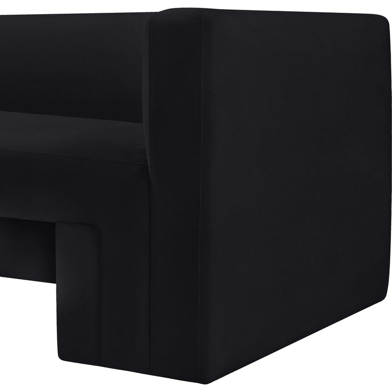 Meridian Henson Black Velvet Chair IMAGE 9