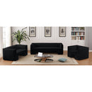 Meridian Henson Black Velvet Sofa IMAGE 17