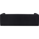 Meridian Henson Black Velvet Sofa IMAGE 3