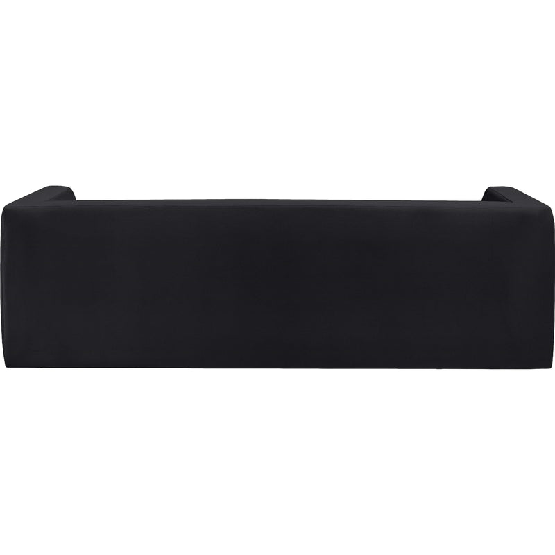 Meridian Henson Black Velvet Sofa IMAGE 3