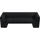 Meridian Henson Black Velvet Sofa IMAGE 6