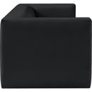 Meridian Henson Black Velvet Sofa IMAGE 7