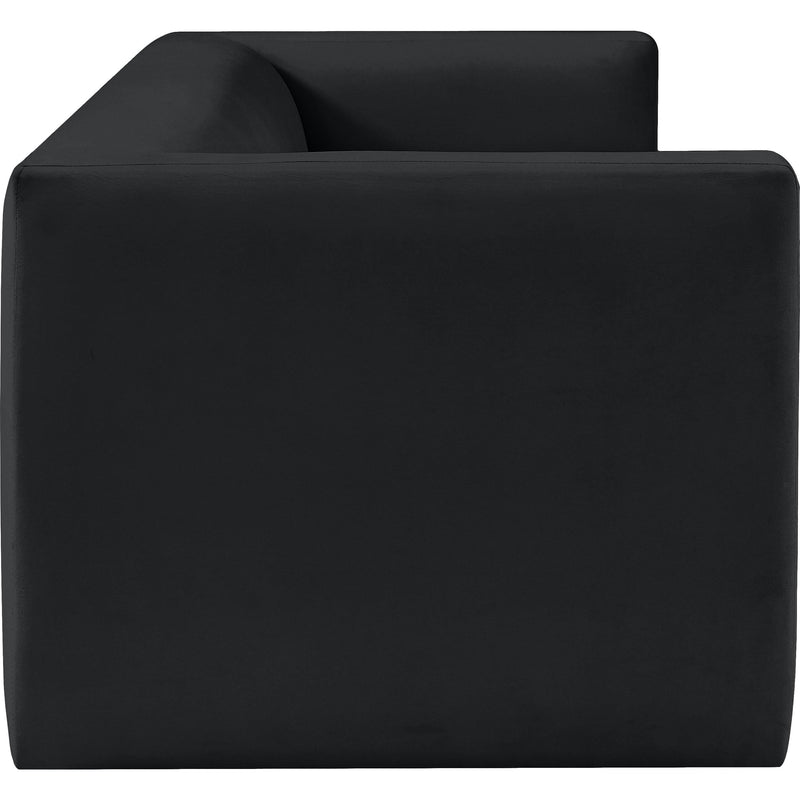 Meridian Henson Black Velvet Sofa IMAGE 7